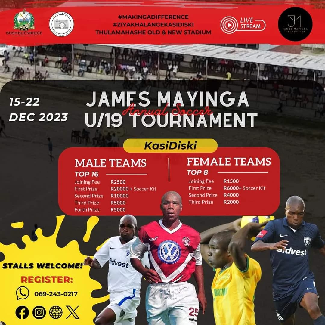 The return of the James Mayinga football tournament