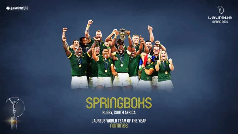 Springboks eye repeat at Laureus awards