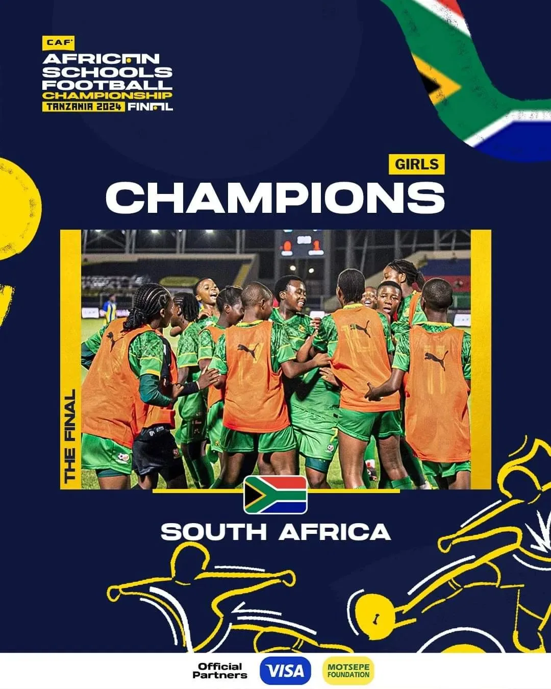 SA U15 Girls Triumph at CAF African Schools Football Championship