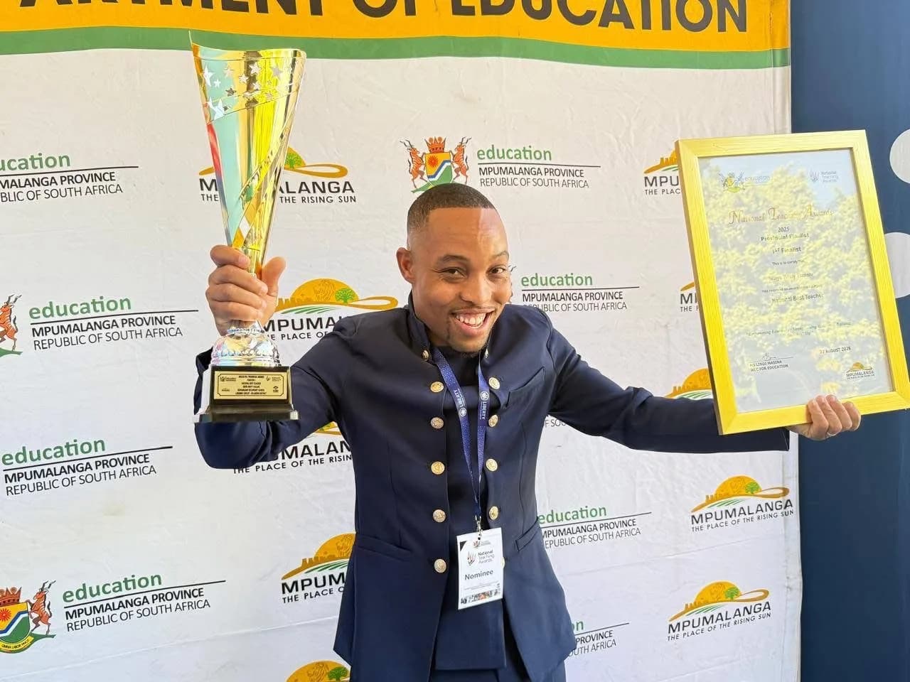 Mpumalanga’s Thulani Sibiya crowned National Best Teacher