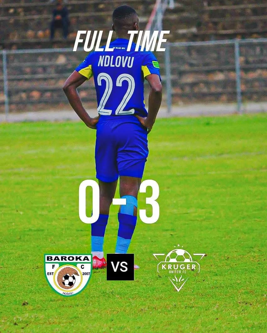 Kruger United Hammer Baroka to Confirm Relegation